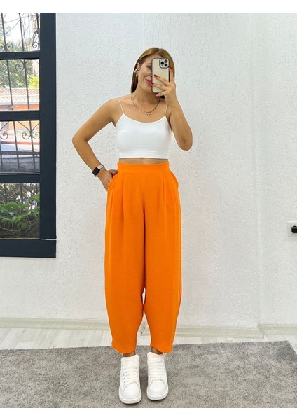 Kadın Yüksek Bel Hürrem Pantolon