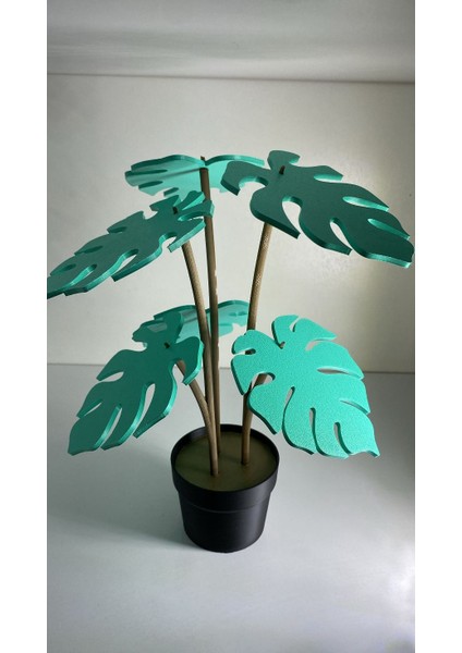 Yaprakları Bardak Altlığı Olan 3D Baskı Saksılı Dekoratif Bitki fırsatları