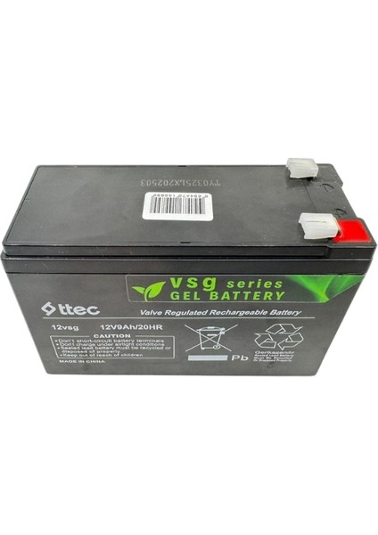 Ttec 12V 9AH Jel Akü – Pilsan Uyumlu Oyuncak Arabalar ve Daha Fazlası