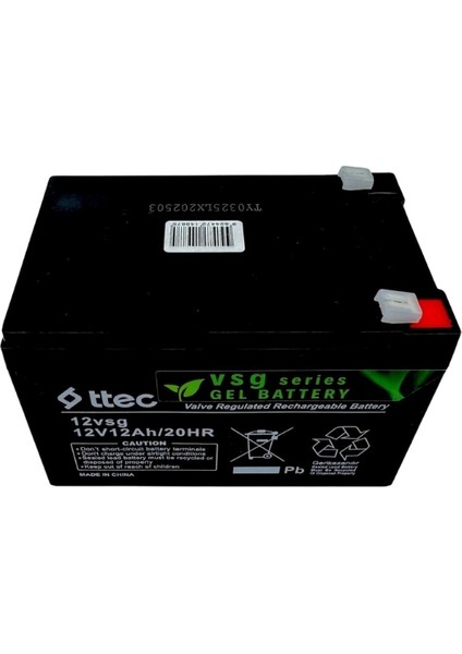 Ttec 12V 12AH Jel Akü – Pilsan Akülü Arabalar ve Oyuncak Araçlar Için
