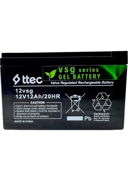 Ttec 12V 12AH Jel Akü – Pilsan Akülü Arabalar ve Oyuncak Araçlar Için fırsatları