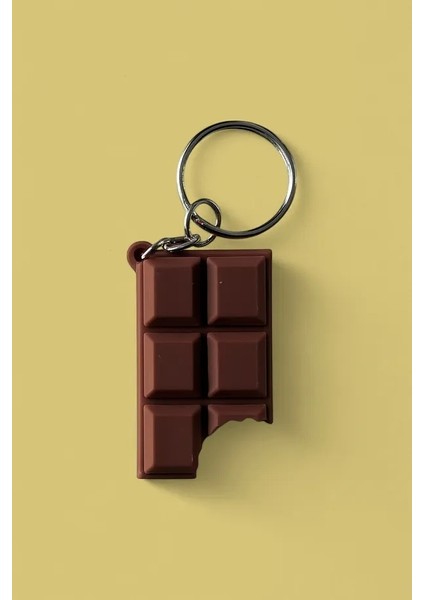 Isırılmış Çikolata Görünümlü Anahtarlık