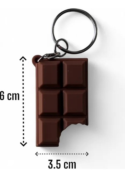 Isırılmış Çikolata Görünümlü Anahtarlık fiyatları