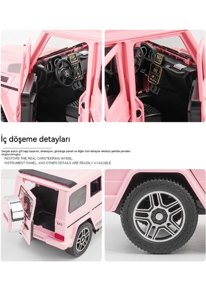 1:24 Mercedes-Benz G63 Alaşım Araba Modeli Arazi Aracı Süsü (Yurt Dışından) fiyatları