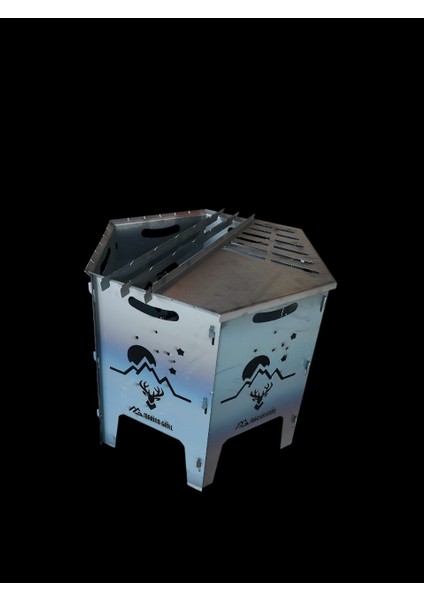 Portatif Siyah Çelik Ateş Çukuru fiyatları