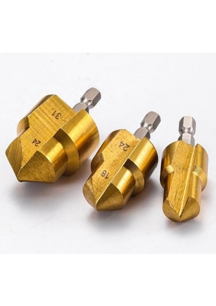 3 Parça Havşa Matkap Uç Boru Genişletme Raybalama Uç 20-25-32 modelleri