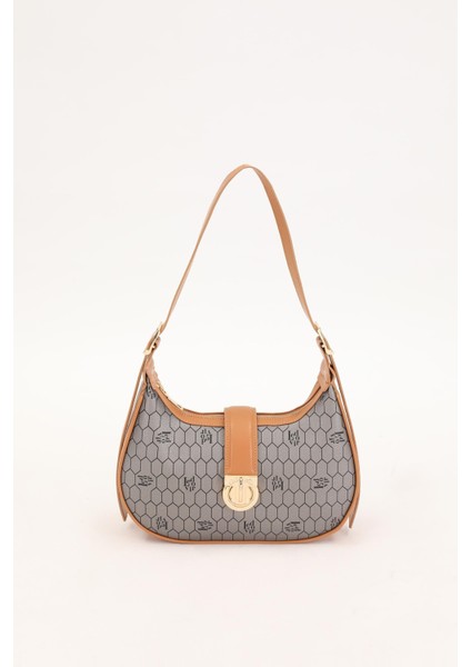 Platin Kadın El ve Omuz Çantası 930211