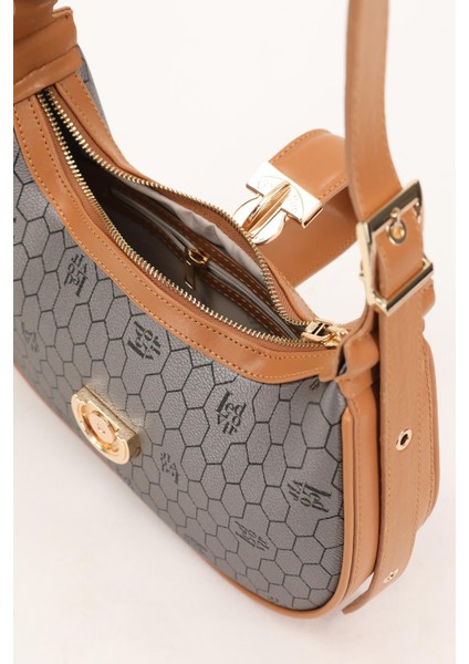 Platin Kadın El ve Omuz Çantası 930211 fırsatları