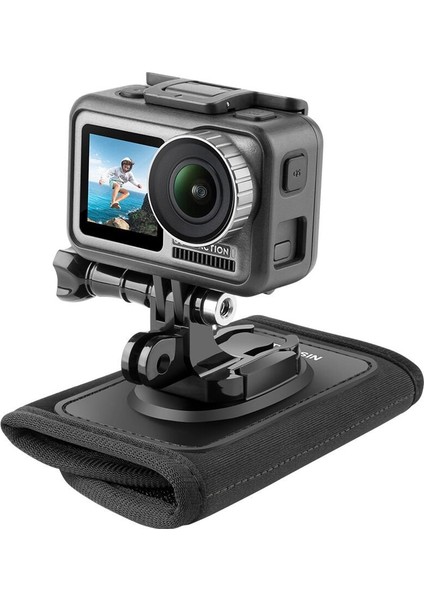 Aksiyon Kamera Sırt Çantası Montaj Kiti (Gopro, Osmo Action, INSTA360 Uyumlu) indirimleri