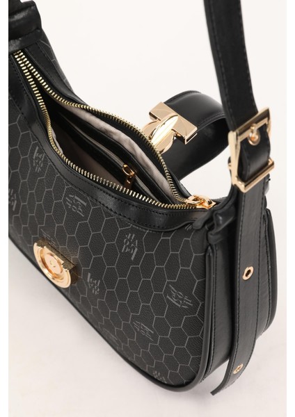 Siyah Kadın El ve Omuz Çantası 930211 fırsatları