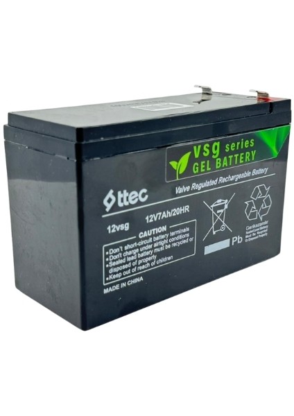 Ttec 12V 7AH Pilsan Uyumlu Oyuncak Araba Jeep Batarya
