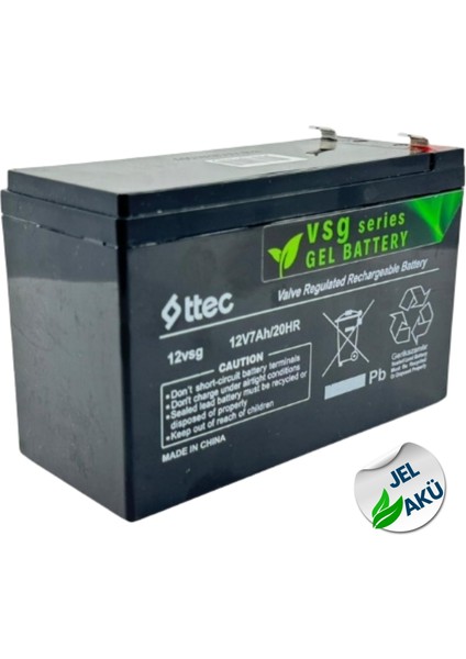 Ttec 12V 7AH Pilsan Uyumlu Oyuncak Araba Jeep Batarya modelleri