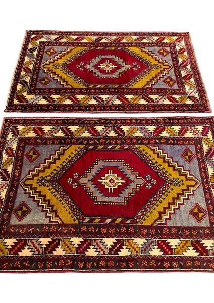 El Dokuma Sıfır Çift Ortaköy Halısı 108X165 Kök Boya Yün Halı modelleri