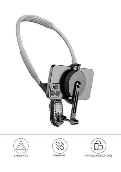 360 Derece Ayarlanabilir Boyun Askılı Manyetik Telefon Tutucu fiyatları