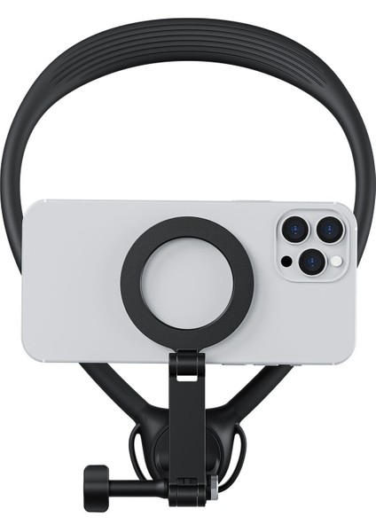 Aksiyon Kamera ve Manyetik Telefonlar Ile Uyumlu Boyun Askısı - Siyah (2in1) fiyatları