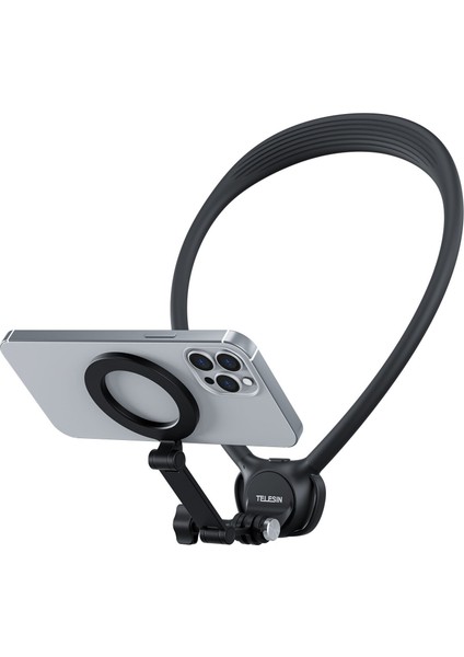 Aksiyon Kamera ve Manyetik Telefonlar Ile Uyumlu Boyun Askısı - Siyah (2in1) indirimleri