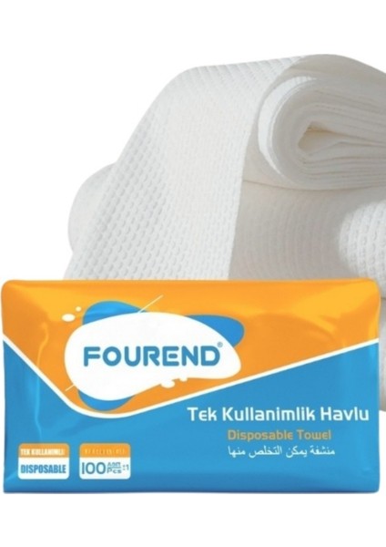Tek Kullanımlık Petek Dokulu Manikür Havlusu 25X40 cm 100 Adet