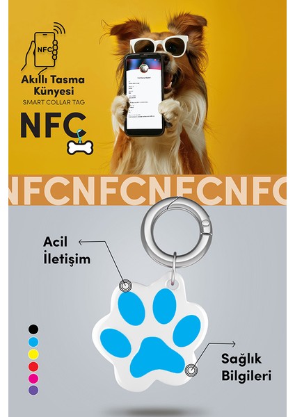 Nfc Künye – Pati Desenli – Pet Kimlik – Nfc Teknolojili fiyatları