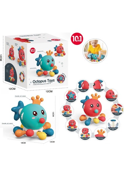 Nessiworld BIB6033 10 In 1 Dıs Kasıyıcılı Ahtapot
