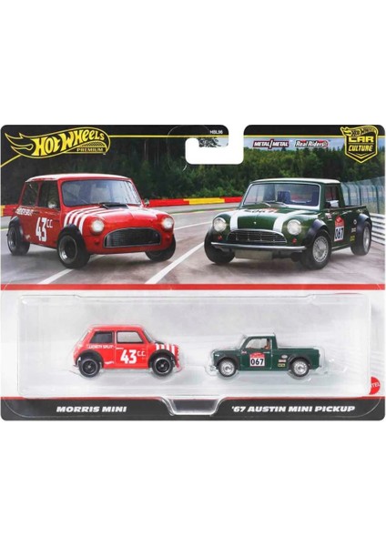 Nessiworld 1:64 Hot Wheels Premium Car Culture 2'li Morris Mini ve 67 Austin Mini Pickup fiyatları