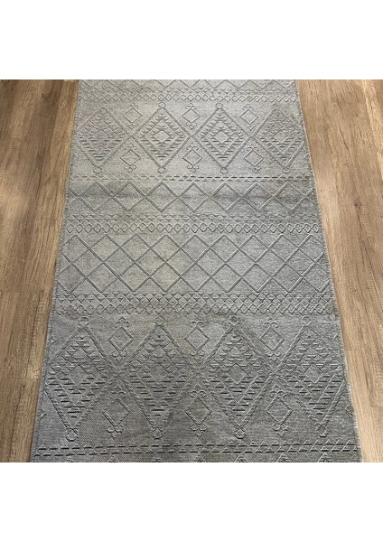 Fresh Cool 405 Yıkanabilir Gri Modern Halı