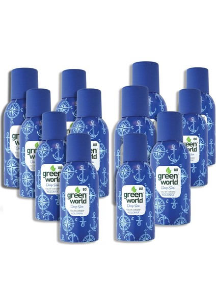 Aerosol Sprey Kolonya 12'li Set 12x150 ml - Deep Sea fiyatları