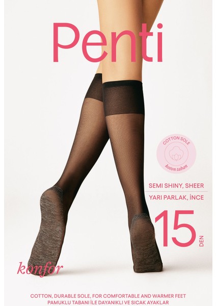 Konfor Siyah Pantolon Çorabı modelleri