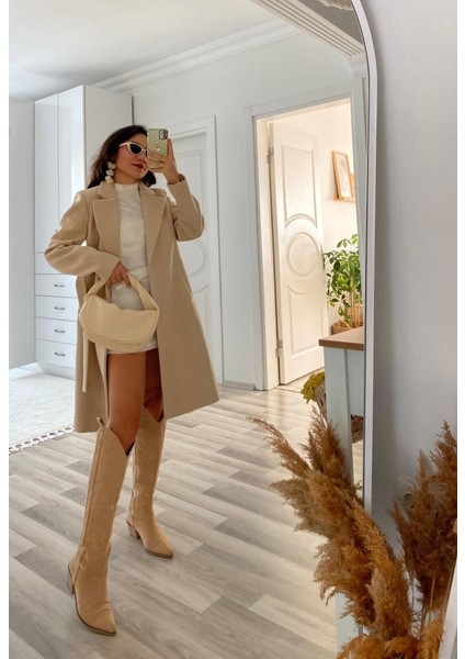 Kadın Uzun Kollu Peluş Mini Boy Elbise modelleri