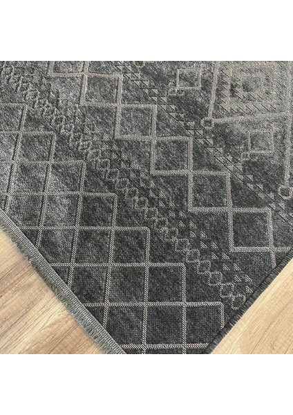 Fresh Cool 405 Yıkanabilir Antrasit Modern Halı fiyatları