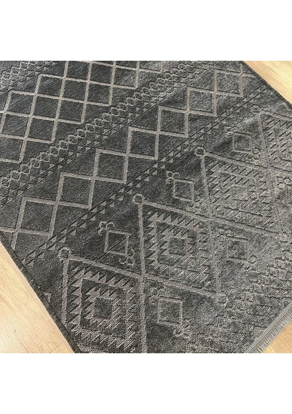 Fresh Cool 405 Yıkanabilir Antrasit Modern Halı modelleri