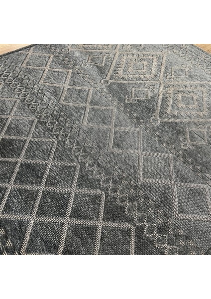 Fresh Cool 405 Yıkanabilir Antrasit Modern Halı indirimleri