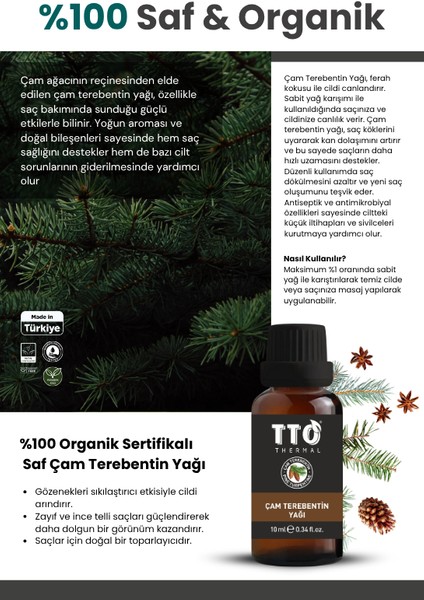 Thermal Çam Terebentin Yağı 10 ml fiyatları