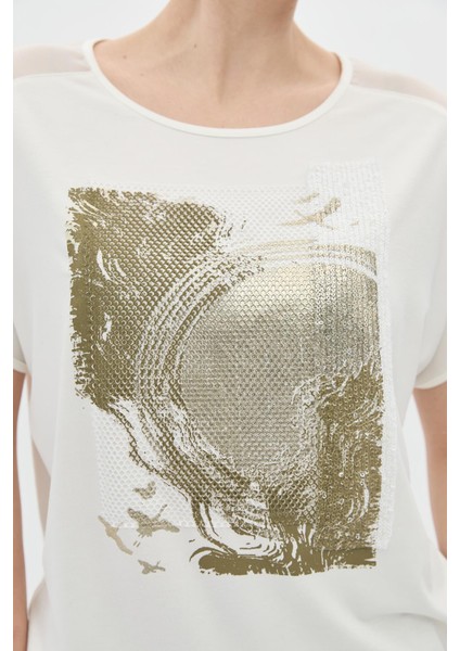 Fileli Baskılı Payetli T-Shirt fırsatları