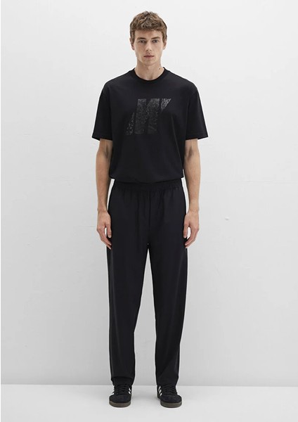 Erkek Siyah M0010457-71379 Jogger Pantolon modelleri