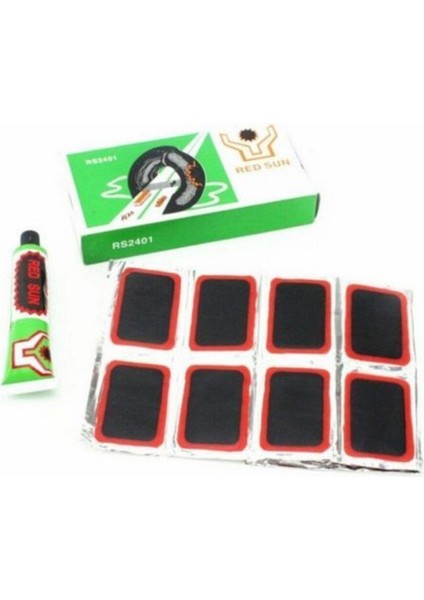 24 Parça Bisiklet Teker Yaması Soğuk Yama ve Tüpü modelleri