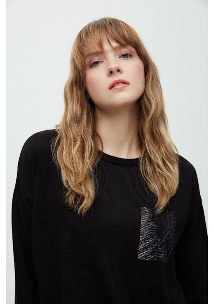 Cep Taşlı Triko Basic T-Shirt modelleri