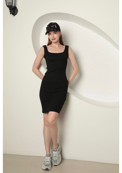 Esnek Kaşkorse Kumaş Elbise