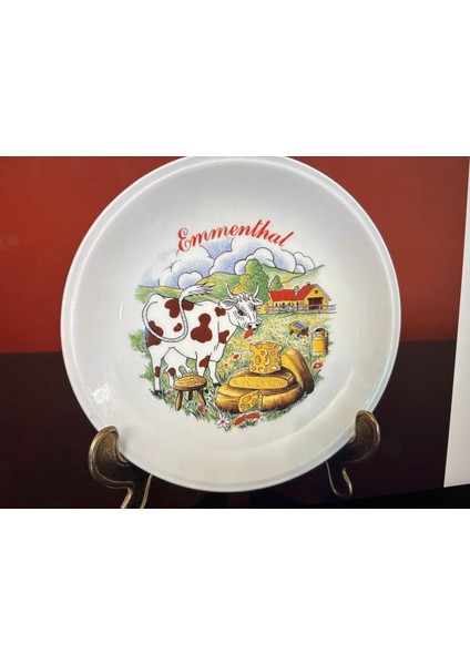 Fransız Porselen Peynir Tabakları 16 cm Çapında modelleri
