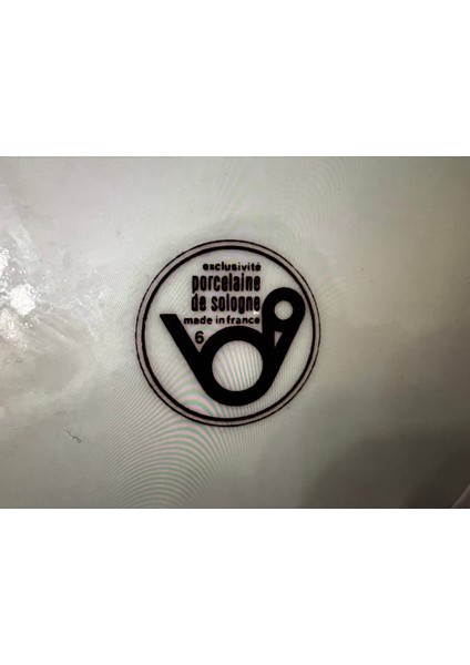 Fransız Porselen Peynir Tabakları 16 cm Çapında