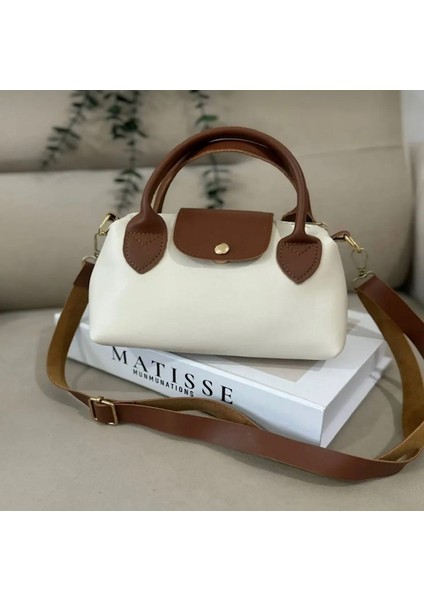 Mini Suni Deri El ve Omuz Çantası