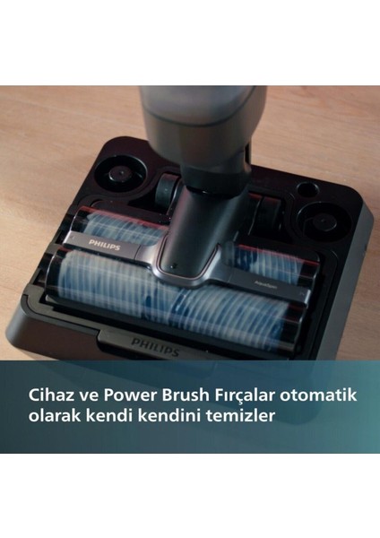 Çift Batarya Islak-Kuru Elektrikli Dikey Süpürge 9000,VE Islak Mop, Kendi Kendini Temizleme Özelliği