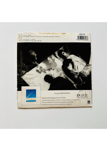Chris De Burgh – Missing You Dönem Baskı 45 Lik Plak fiyatları