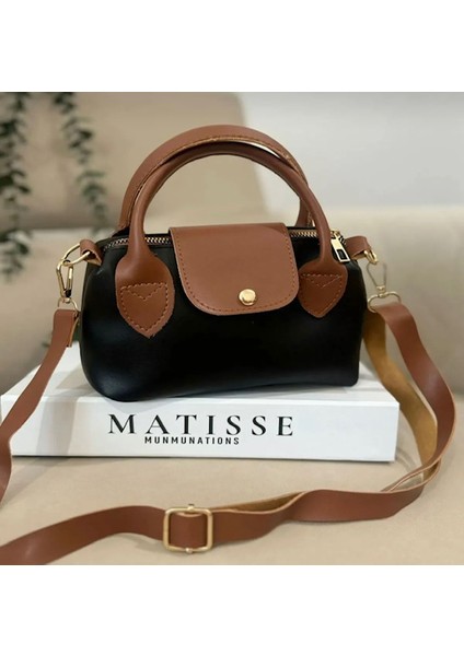 Mini Suni Deri El ve Omuz Çantası