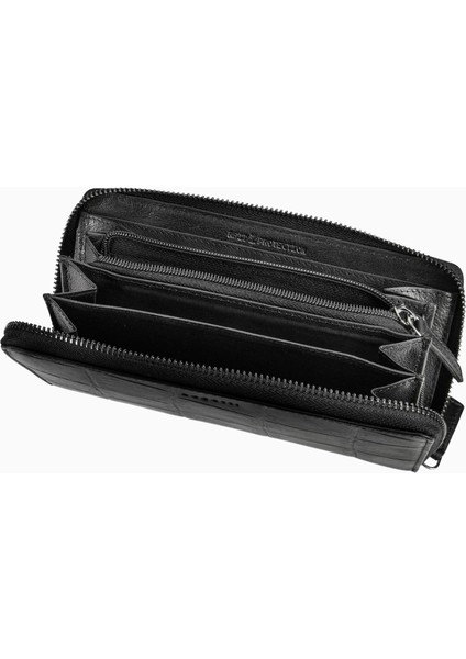 Bugattı Nevio Kadın Deri Fermuarlı Cüzdan Uzun Tasarım, Rfıd Korumalı, Şık ve Güvenli fiyatları