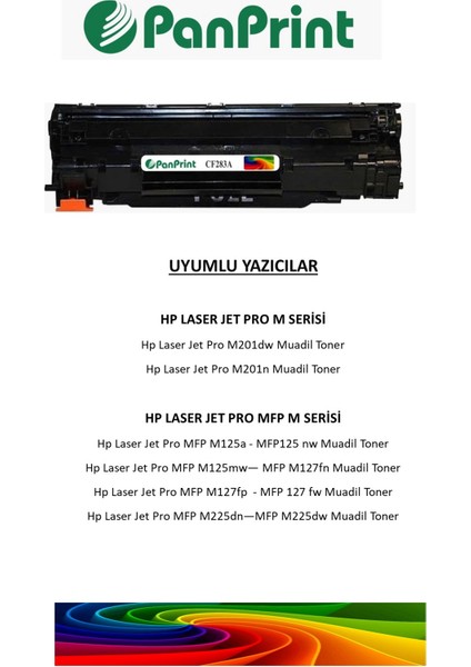 Hp Laserjet Pro Mfp M127fn (CF283A) Muadil Toner fiyatları