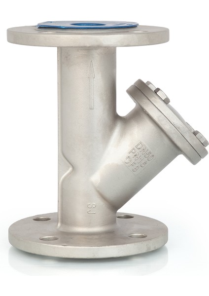 Paslanmaz Y-Tipi Pislik Tutucu-Flanşlı DN150