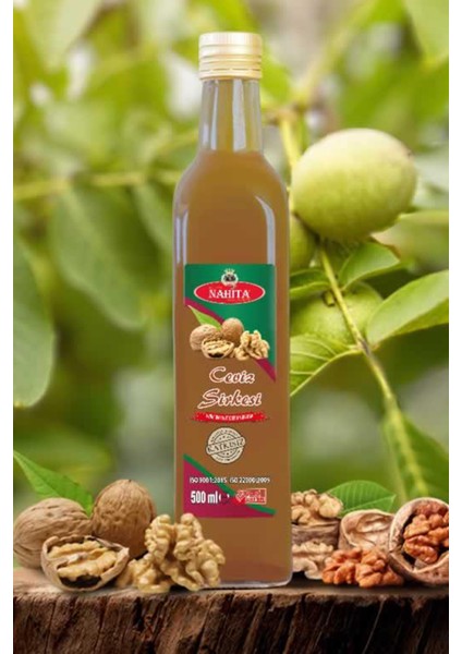 Ceviz Sirkesi 100 Doğal Katkısız 500 ml