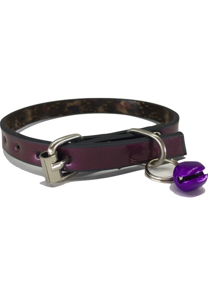 3 Adet Deri Kedi Tasması Zilli 30 cm modelleri