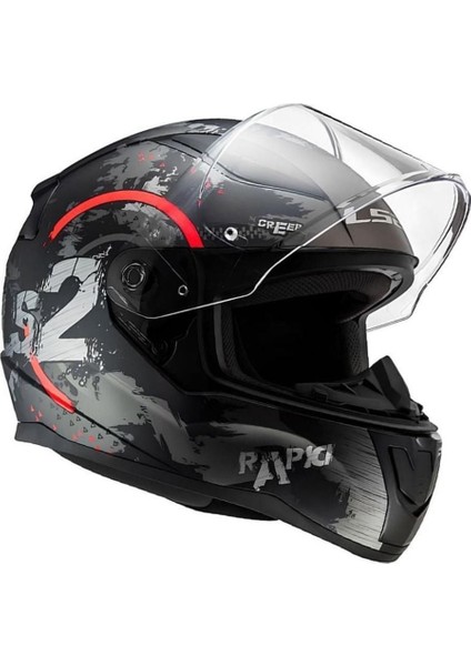 Kask Rapıd 2 Clawn Mat Siyah-Kırmızı Xl fiyatları