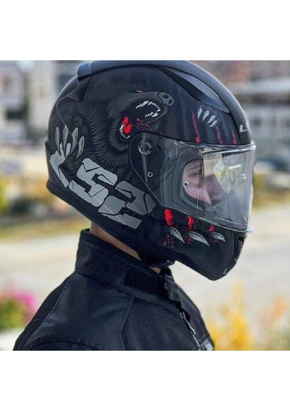 Kask Rapıd 2 Clawn Mat Siyah-Kırmızı Xl fırsatları